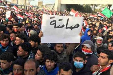 حامیان مقتدی صدر "تظاهرات سکوت" در بغداد برگزار کردند