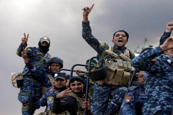 آمادگی نیروهای عراقی برای آغاز عملیات در غرب موصل