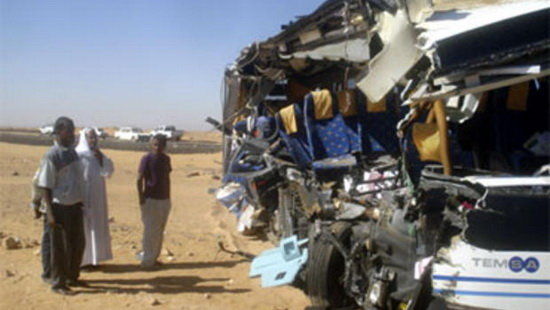 واژگونی مرگبار اتوبوس در مصر