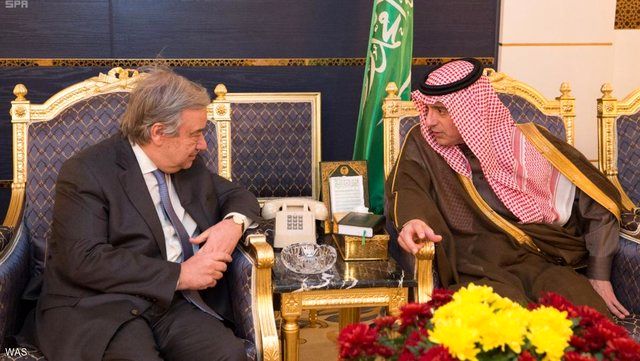 دبیر کل سازمان ملل وارد عربستان شد