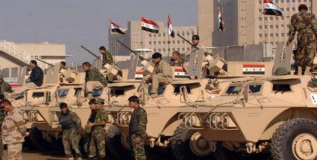 تحکیمات نظامی ارتش عراق در جنوب موصل برای آغاز حملات به بخش غربی شهر